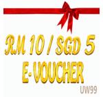 Credit Voucher RM10 / SGD 5